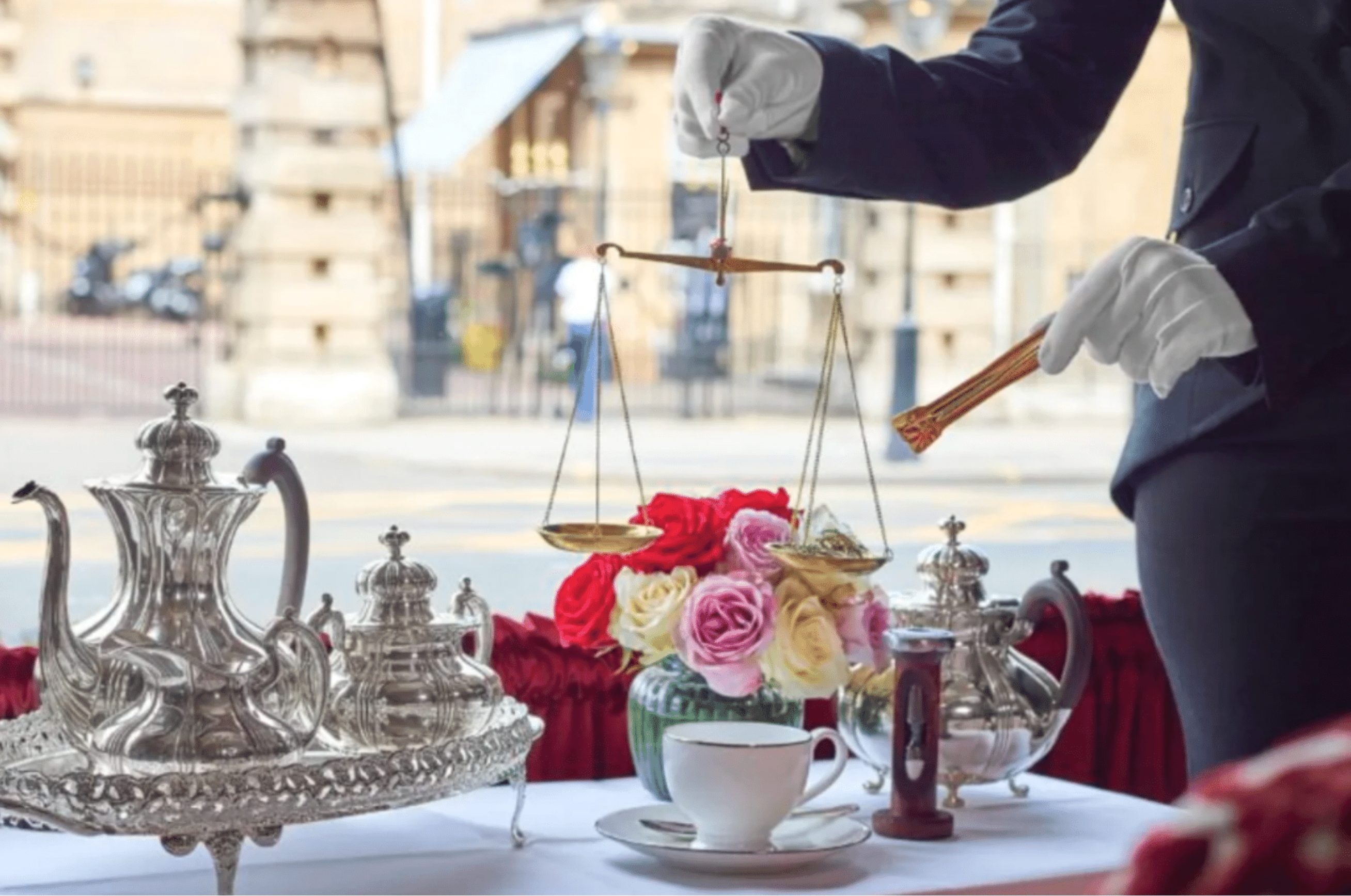 tea being served afternoon tea
