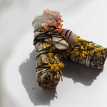 White sage with rose quartz
