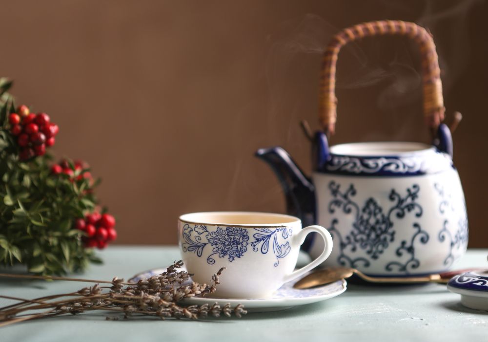 winter tea set