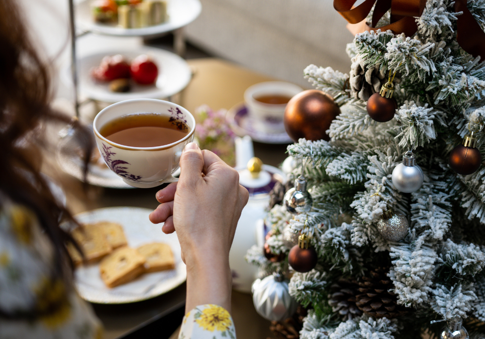 christmas holiday tea