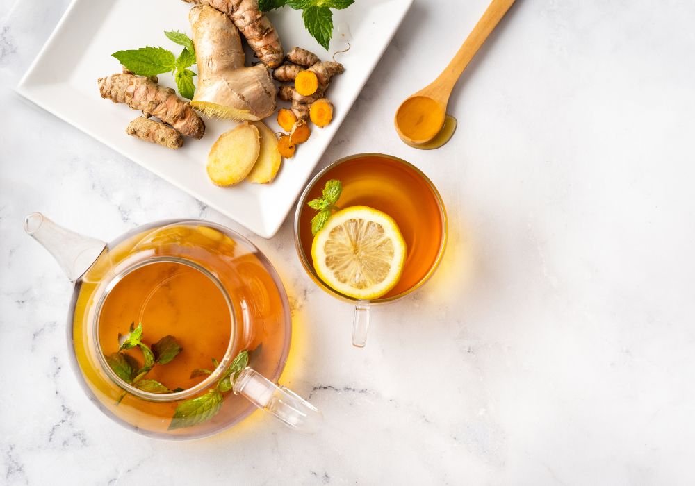 ginger turmeric tea