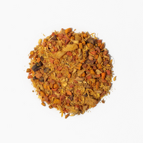 high quality sweet ginger loose-leaf tea with pineapple and turmeric