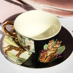 vintage glamour tea cup 