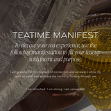 uplifting tea time manifestation affirmation
